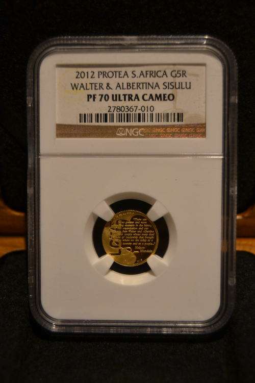 2012 Protea G5R "Walter & Albertina Sisulu" 1/10oz .999