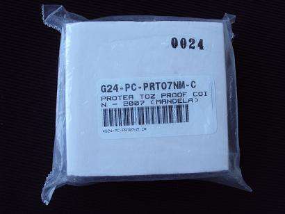 ****LOW START >>LOW NUMBER 24  SEALED PROTEA 2007 NELSON MANDELA TENTH OUNCE PROOF GOLD COIN. ****