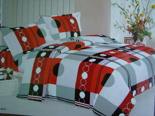 Excellent  superior quality, pure cotton.Queen 10pcs printed and embroidered duvet cover set