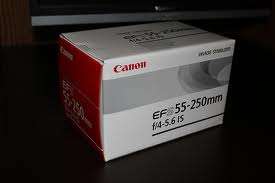 Canon EFS 55-250MM f/4-5.6 is image stabizer lens