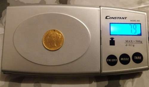 1868 SOVEREIGN 22ct GOLD( reserve for ChrPie3021)