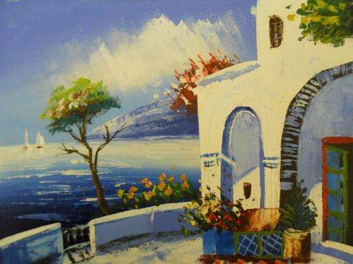 22CM X 28CM , CANVAS OIL PAINTING,  !!! R800-00 !!!