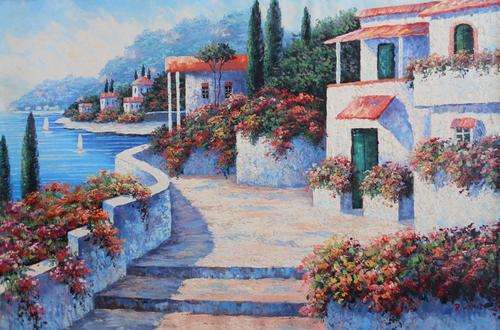 R WEAVER, OIL PAINTING, 60CM X 90CM !!! R 3 500-00 !!!