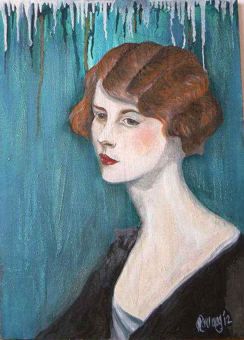 The Women Thinking  - Original Oil Painting!!! - Ready to hang!