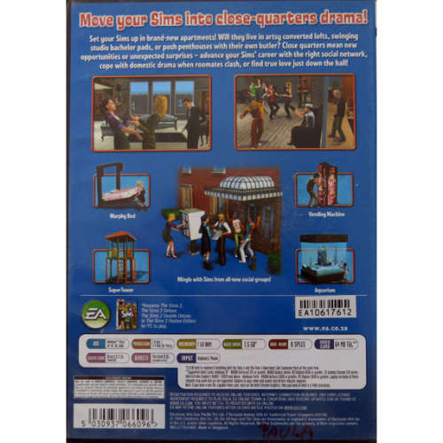 SIMS 2 apartment life expansion pack    PC GAME