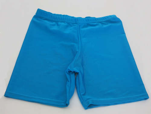 Turning Point kids / girl's turquoise lycra shorts  (DANCE / GYMNASTICS)