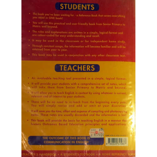 English Handbook and Study Guide (SENIOR PRIMARY TO MATRIC)