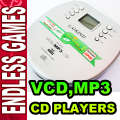 VCD, MP3, CD PLAYERS, ANTI-SHOCK, TV OUTPUT,AV STEREO, REMOTE
