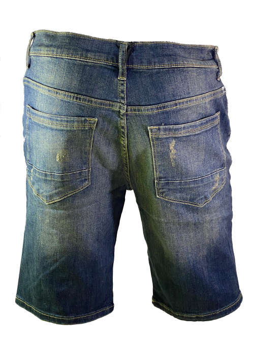 DENIM RIPPED SHORTS SET OF 2