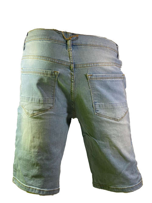 DENIM RIPPED SHORTS SET OF 2