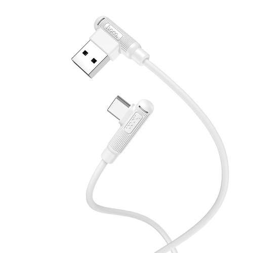 HOCO Cable USB to Type-C X46" charging and data sync cable. [Set of 2]