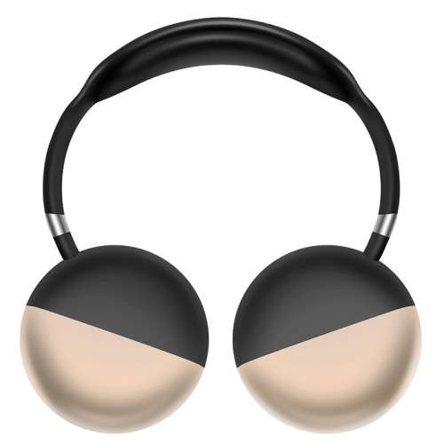 AKZ Noise Cancelling Wireless Bluetooth Headphone - MAX 11 - Black+Gold