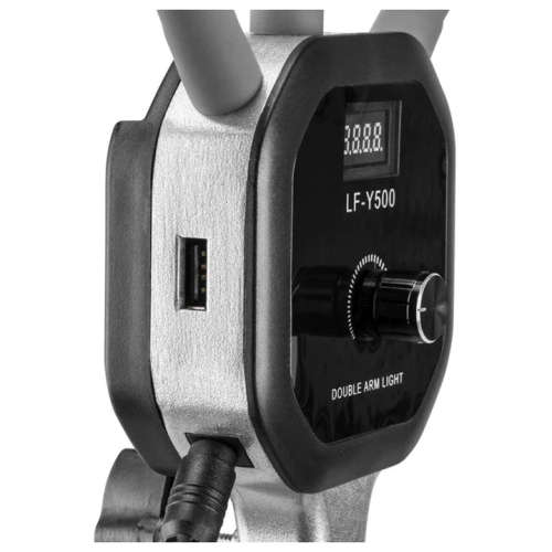 50W Double Arm LED Dimmable Photography Light- LF-Y500