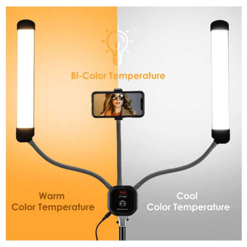 50W Double Arm LED Dimmable Photography Light- LF-Y500