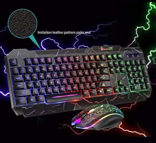 Shipadoo D620 Gaming Wired LED Keyboard