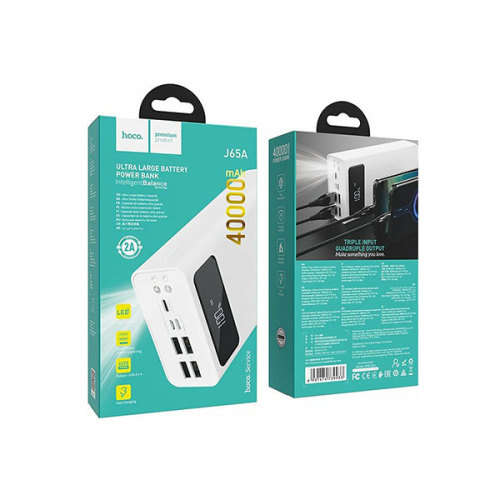 Hoco J65A 40000mAh Large Capacity Power Bank (R10 Bids)