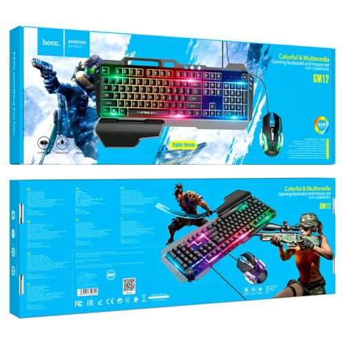 Hoco GM12 RGB Gaming Keyboard and Mouse Set