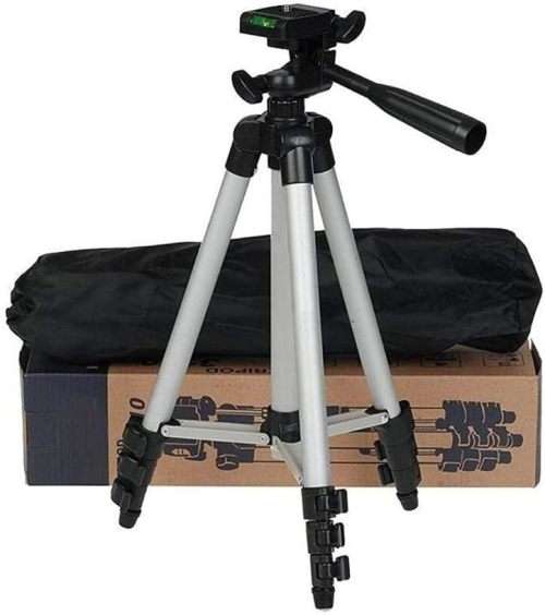 3110 Lightweight Aluminium Tripod with Phone Holder