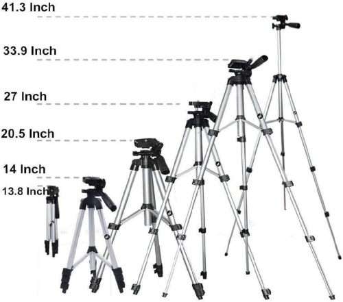 3110 Lightweight Aluminium Tripod with Phone Holder