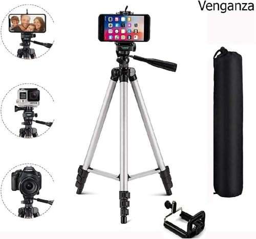3110 Lightweight Aluminium Tripod with Phone Holder