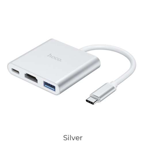 Hoco HB14 Type-C to USB3.0+HDMI+PD Adapter