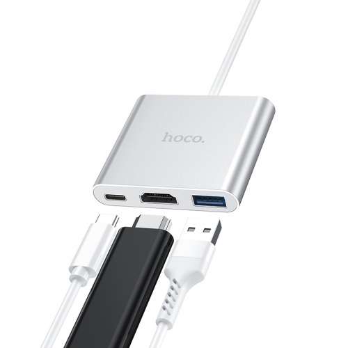 Hoco HB14 Type-C to USB3.0+HDMI+PD Adapter