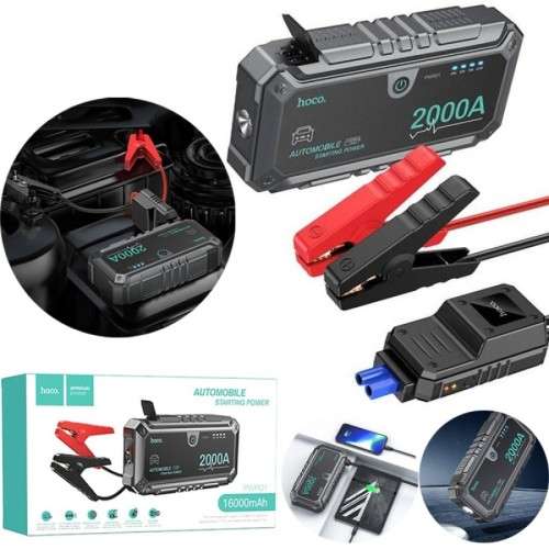 Hoco Car Jump Starter Power Bank PWR01  Black