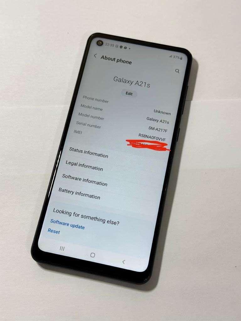 Samsung A21S Single SIM