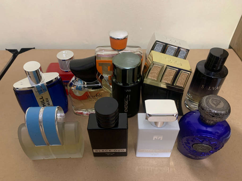 12 Male Perfume Bottle Tester`s