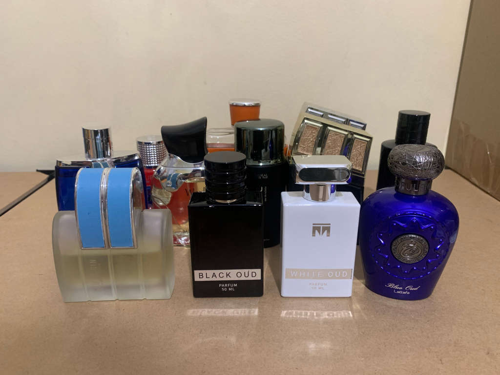 12 Male Perfume Bottle Tester`s