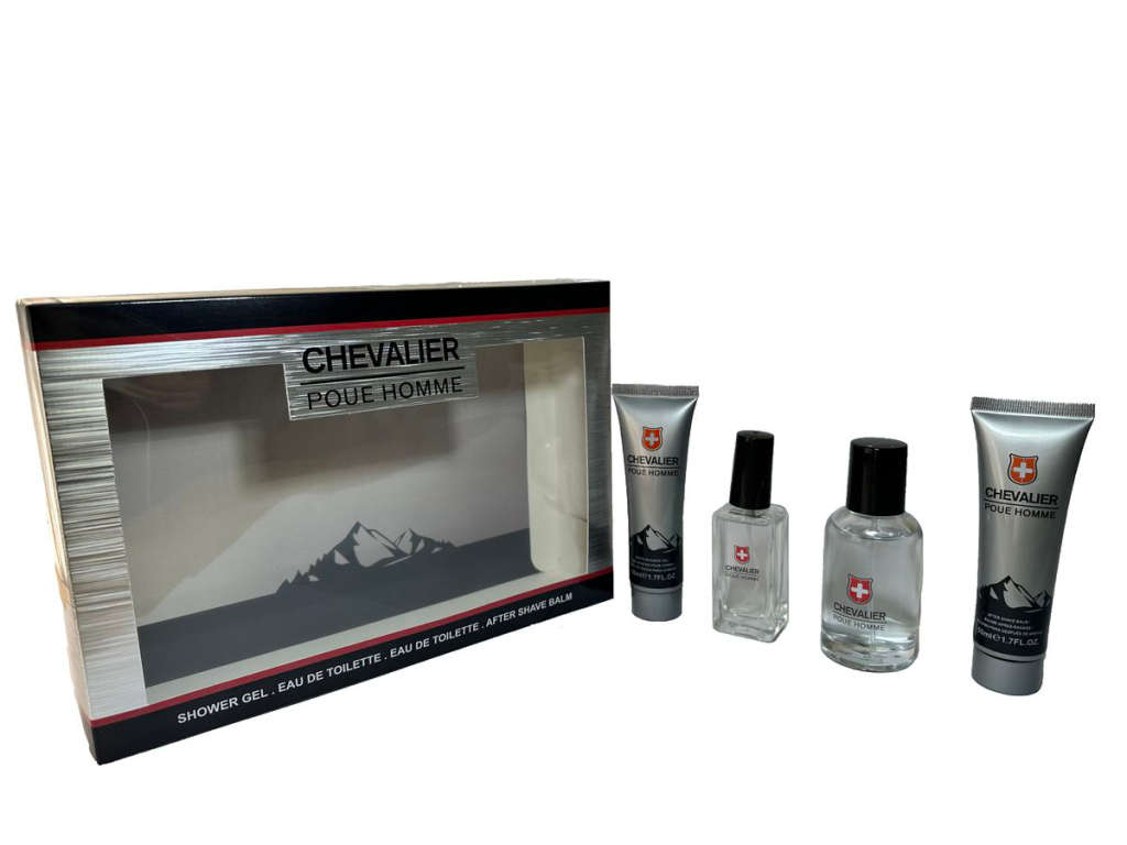 Perfume Gift Sets For Him: Brilliant Idea Perfume, Courageous Perfume, Chevalier Pour Homme Perfume