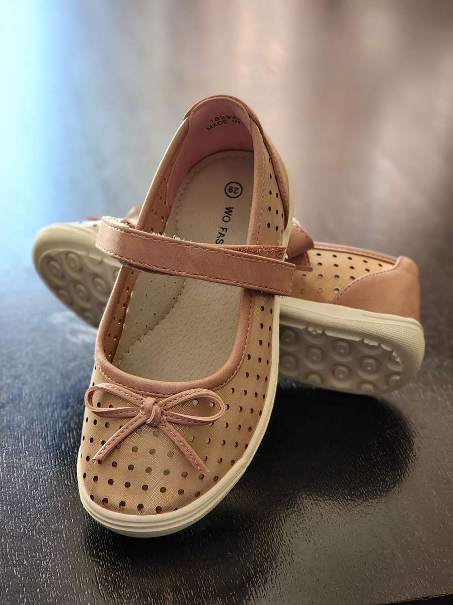 Kids Fashion Belt Shoes For Girls