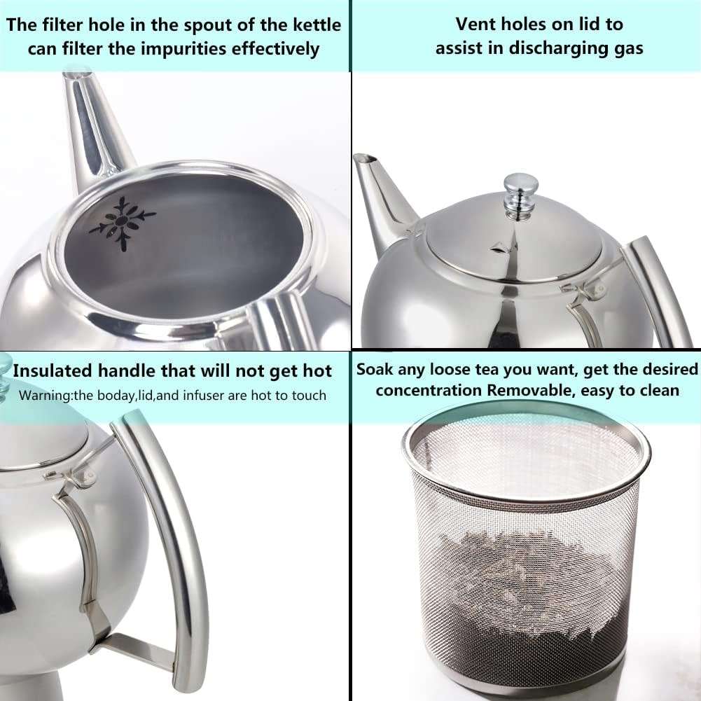 Lightweight Stainless Steel Coffee Pot