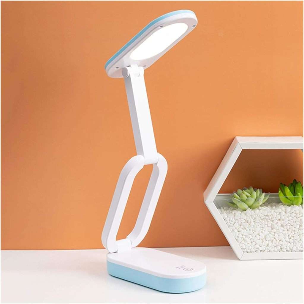 Foldable Rechargeable LED Table Lamp - Blue