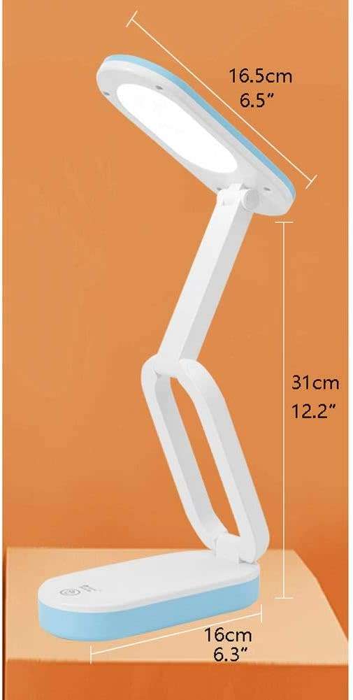 Foldable Rechargeable LED Table Lamp - Blue