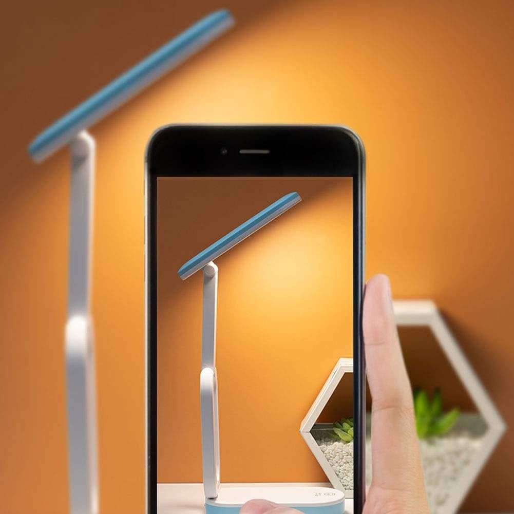 Foldable Rechargeable LED Table Lamp - Blue