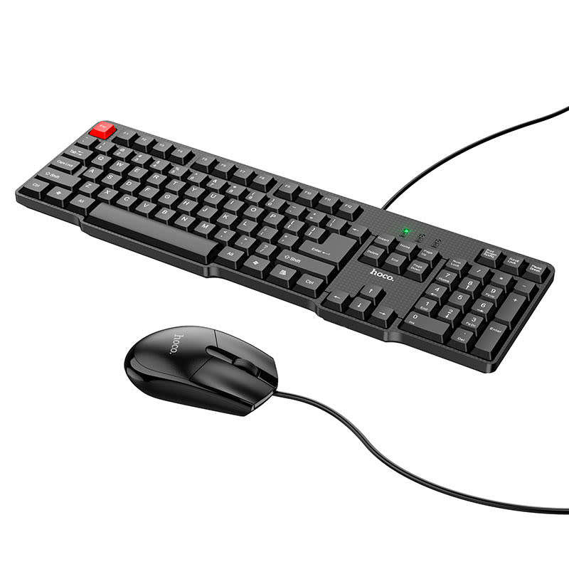 **BRAND NEW**Hoco GM16 USB Ergonomic Wired Business Keyboard & Mouse Set - WORTH R399-GRAB IT @R199!