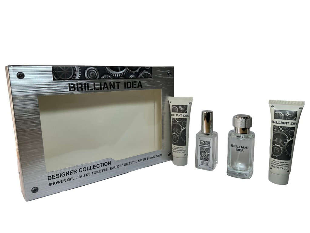 Perfume Gift Sets For Him: Brilliant Idea, Courageous, Homme Sport, Men Trillion Gift Set