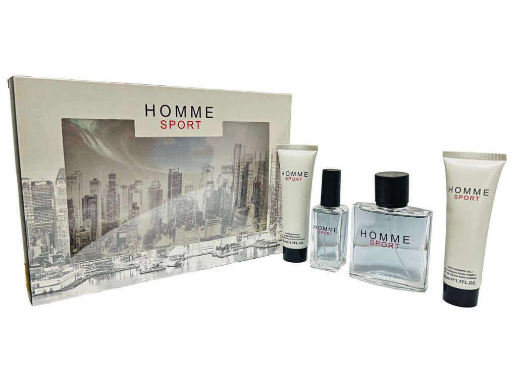 Perfume Gift Sets For Him: Brilliant Idea, Courageous, Homme Sport, Men Trillion Gift Set