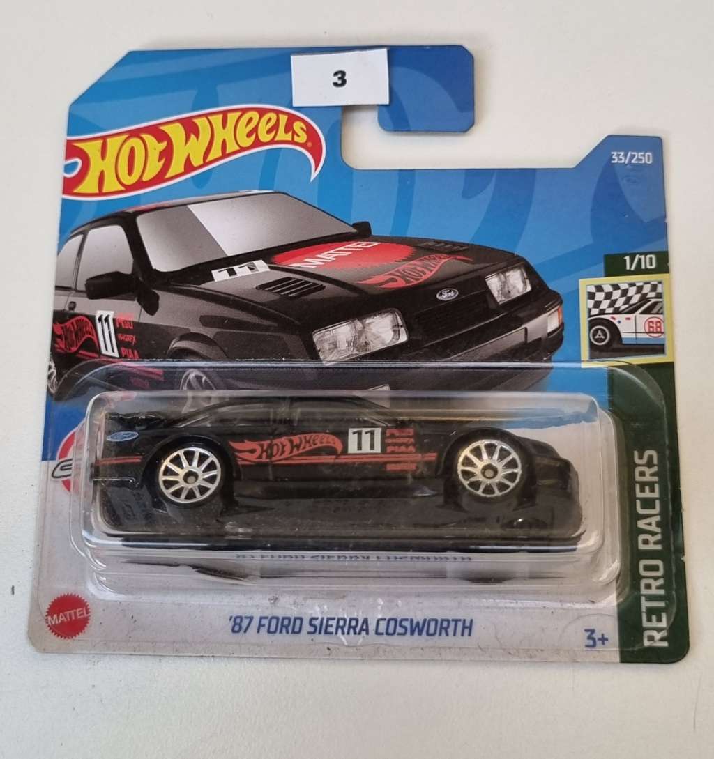 Hot Wheels 87 Ford Sierra Cosworth Black