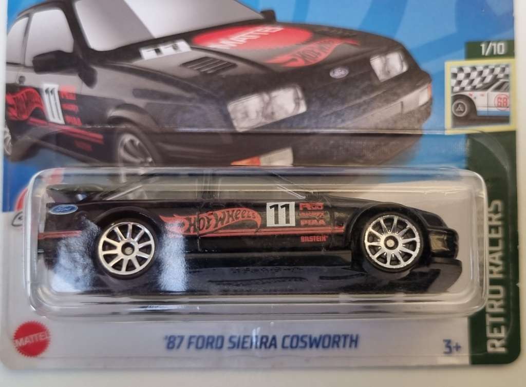 Hot Wheels 87 Ford Sierra Cosworth Black