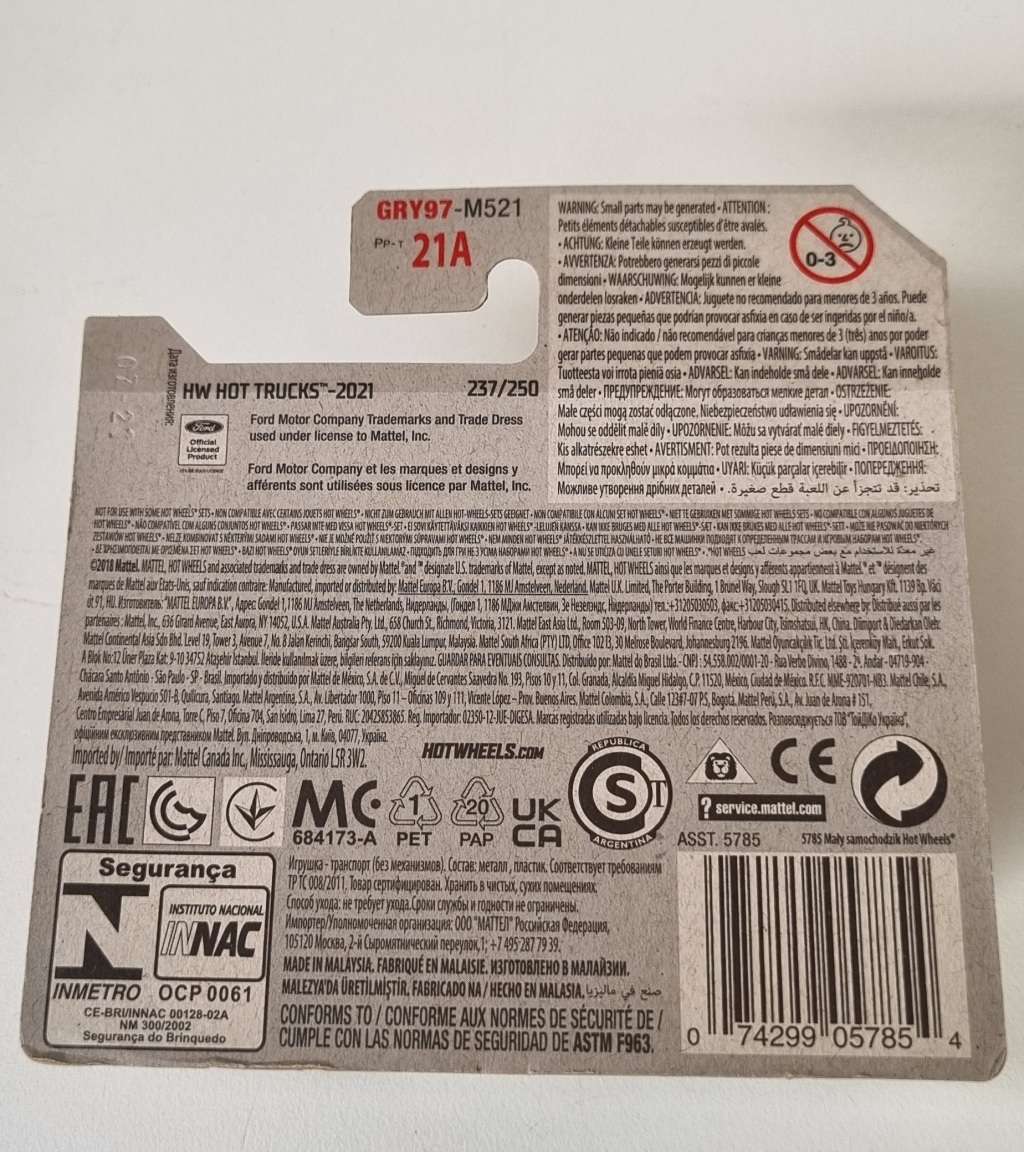 Hot Wheels 99 Ford F-150 SVT Lightning