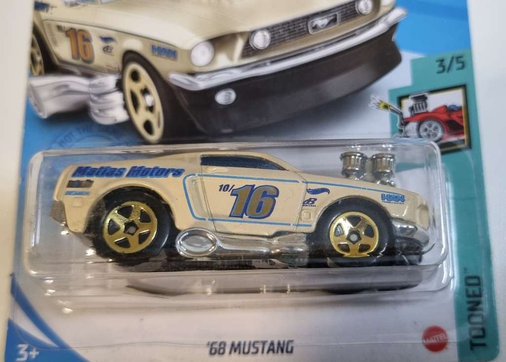 Hot Wheels 68 Mustang Tooned