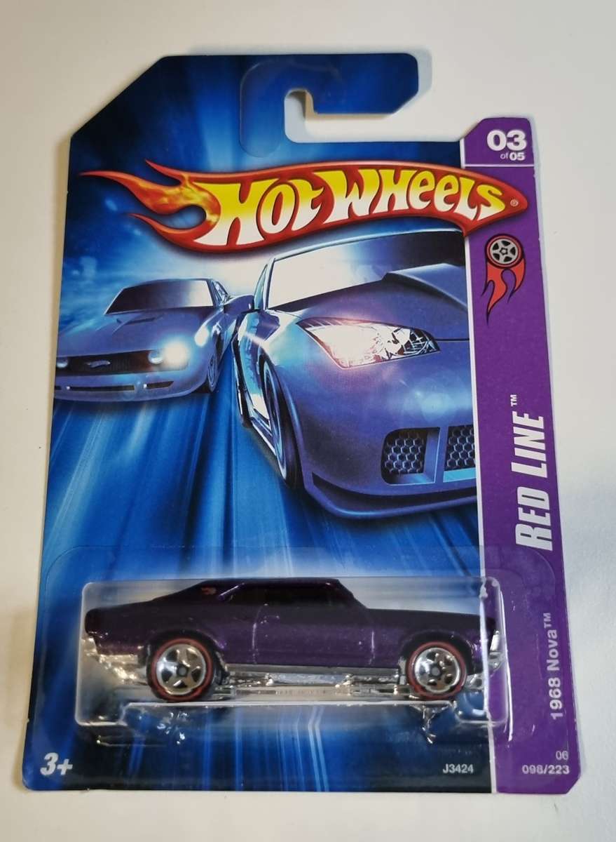 Hot Wheels 1968 Nova Red Line
