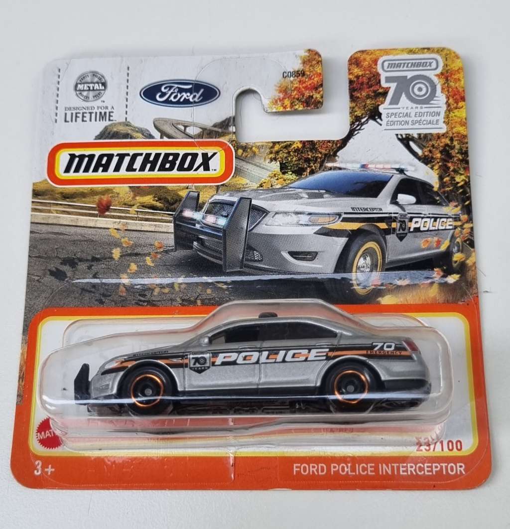 Matchbox Ford Police Interceptor 70 Special Edition