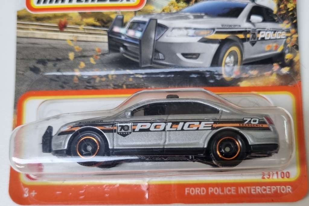 Matchbox Ford Police Interceptor 70 Special Edition