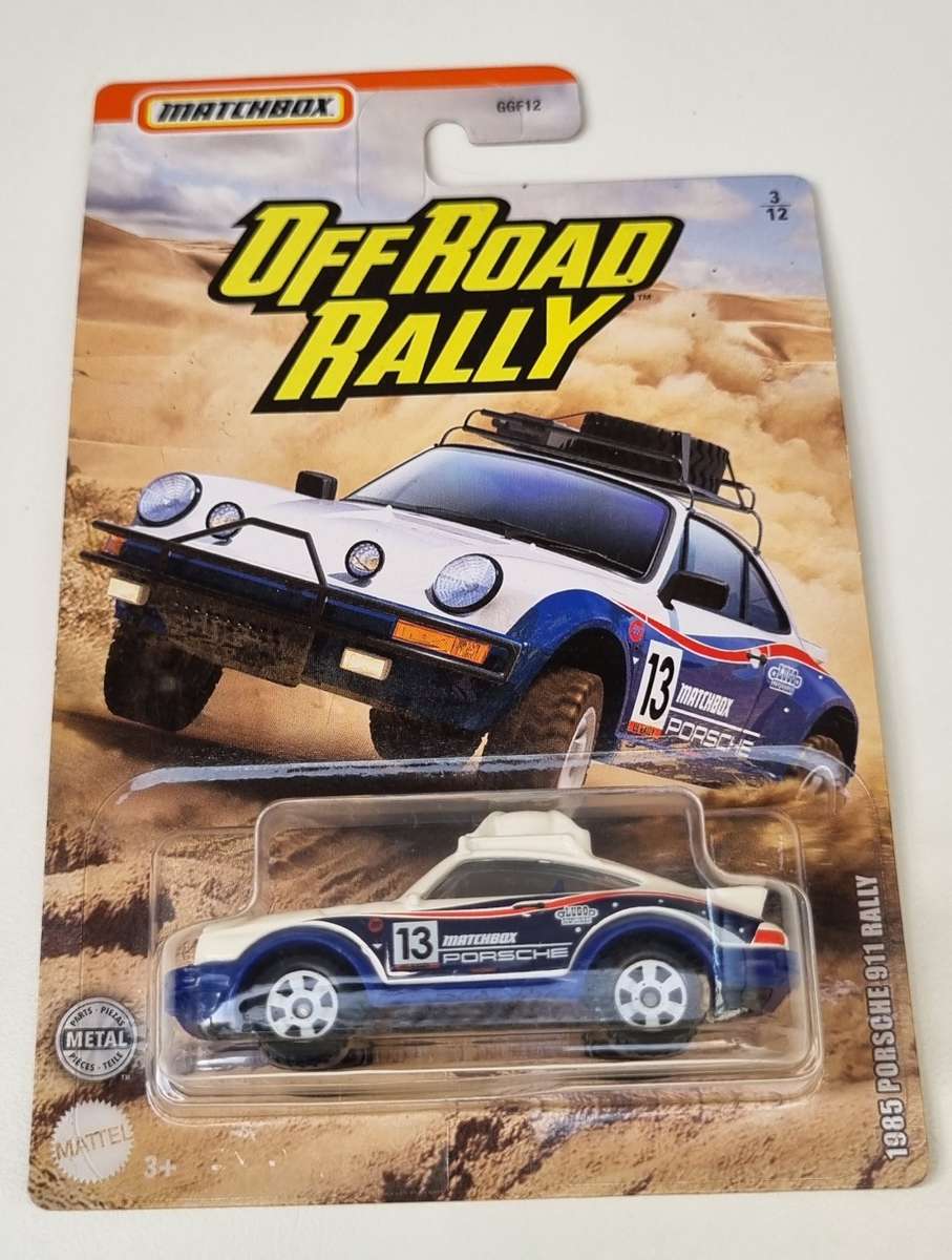 Matchbox Off Road Rally 1985 Porsche 911 Rally