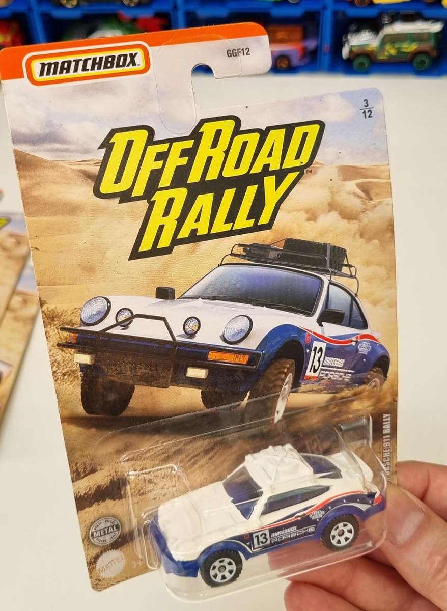 Matchbox Off Road Rally 1985 Porsche 911 Rally