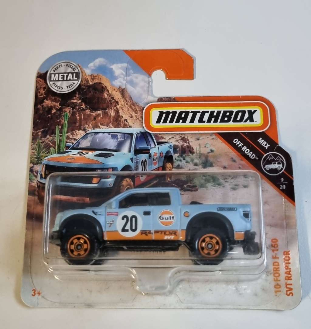 Matchbox 10 Ford F-150 SVT Raptor Gulf