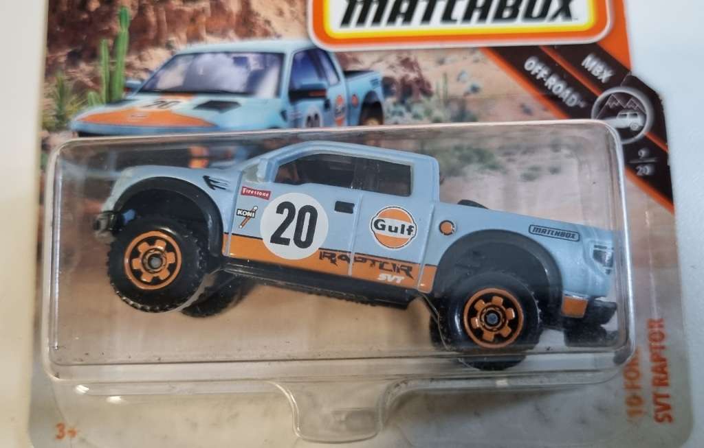 Matchbox 10 Ford F-150 SVT Raptor Gulf